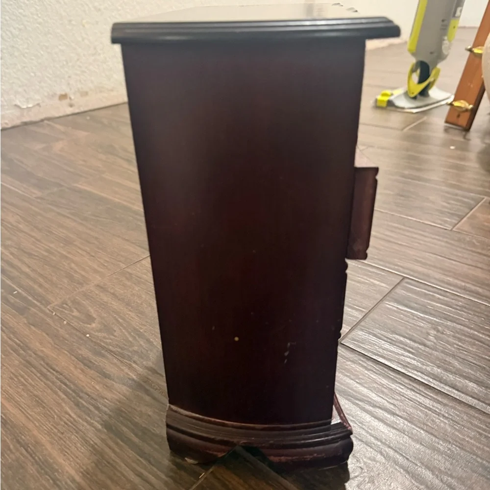 Elegant Brown Jewelry Armoire